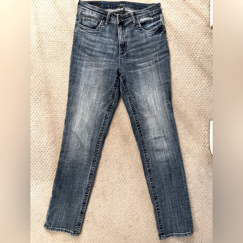 Kut from the Kloth High Rise Straight Jeans, Women’s Size 4